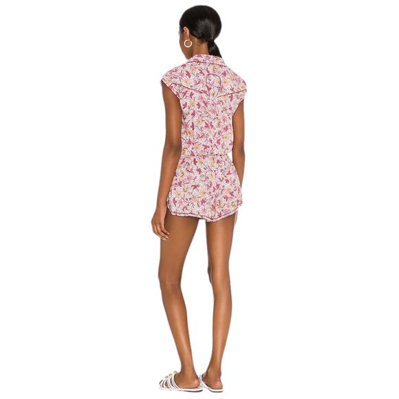 Poupette St. Barth Margo Romper - Pink Clary - Large - Picture 10 of 16
